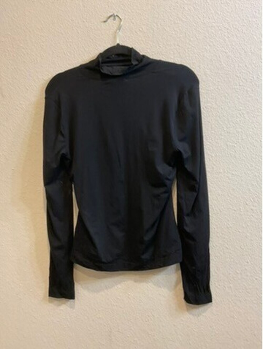 St. John black long sleeve top